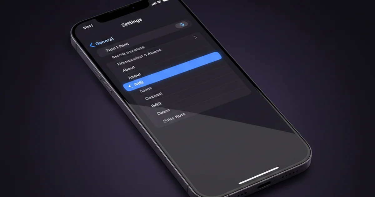 How to Find IMEI on iPhone