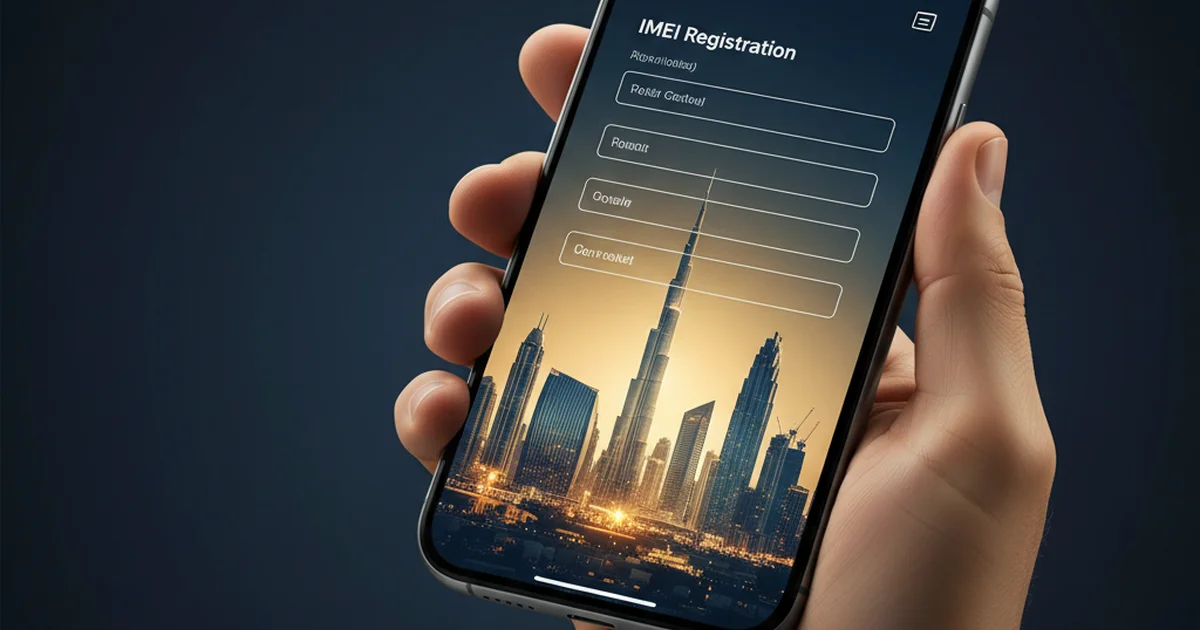 UAE IMEI registration and check — TrackMobileIMEI.com
